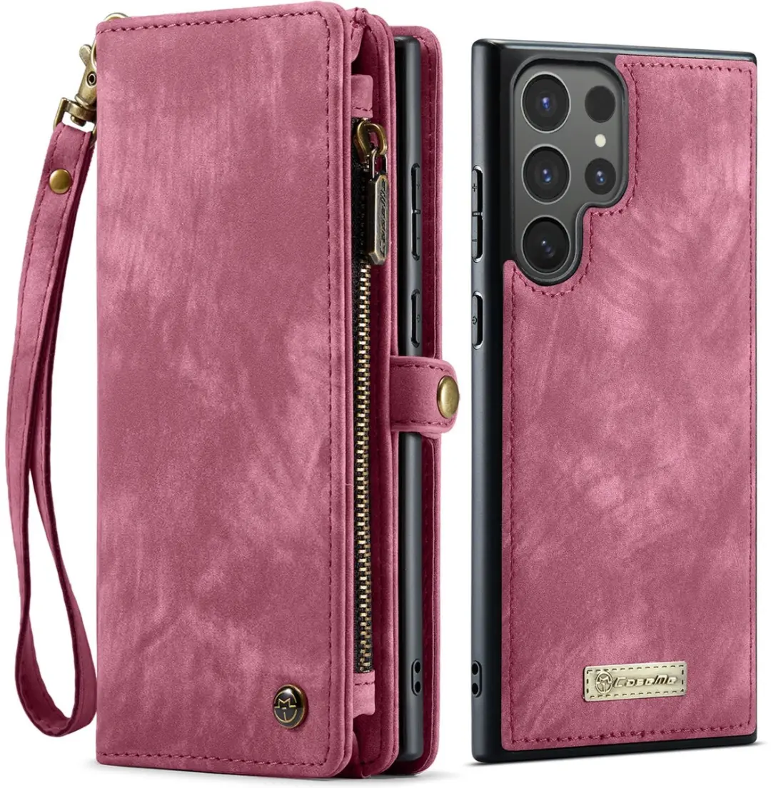 Caseme 008 Book Case & Back Cover Samsung Galaxy S26 Ultra - 8 Pasjes - Pink - afbeelding 6 van 6