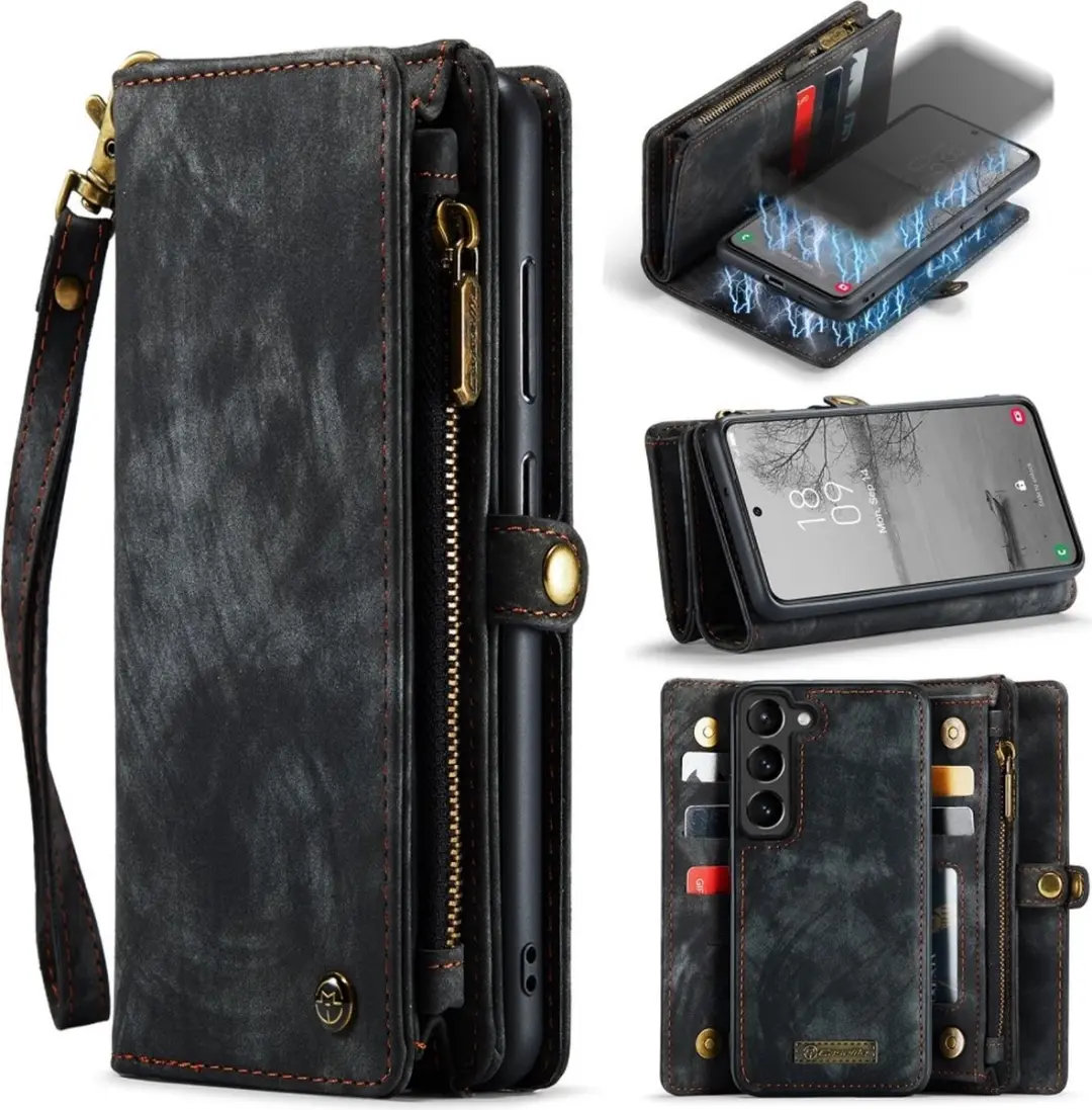 Caseme Vintage 2-in-1 Portemonneehoes Samsung Galaxy S23
