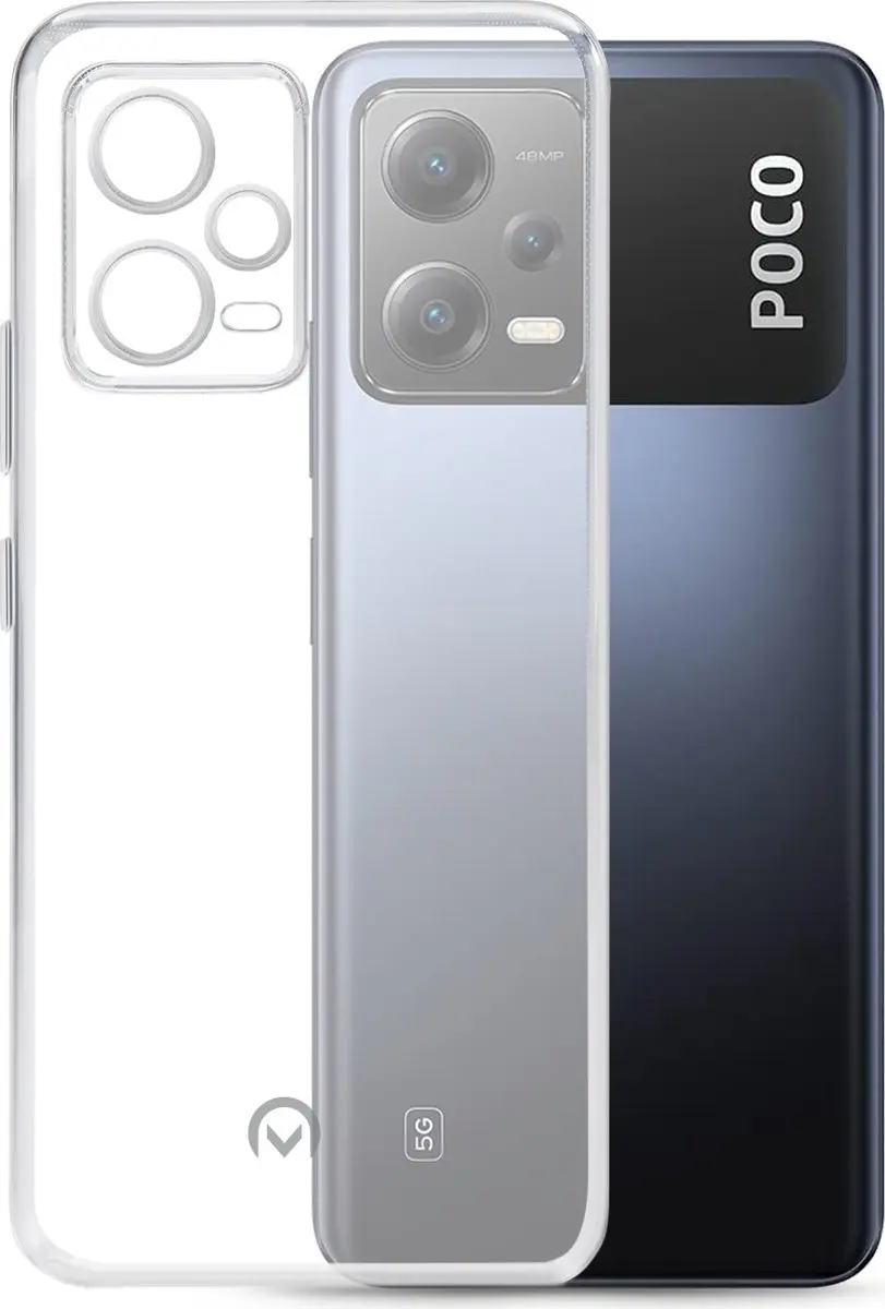 Mobilize POCO X5 Telefoonhoesje - Transparant TPU - MOB-GCC-POCOX55G