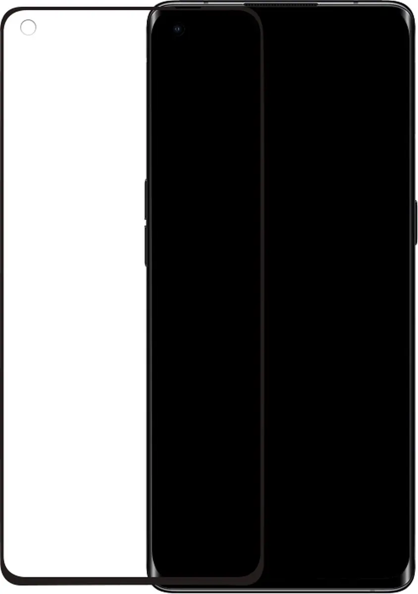 Mobilize OPPO Reno 4 Pro 5G Glazen Screenprotector - Zwart