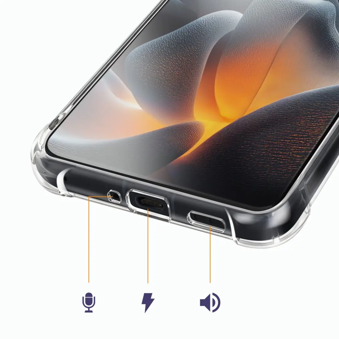 Imak Hoesje Motorola Signature iMak Back-iMak-cl-msign - Transparant