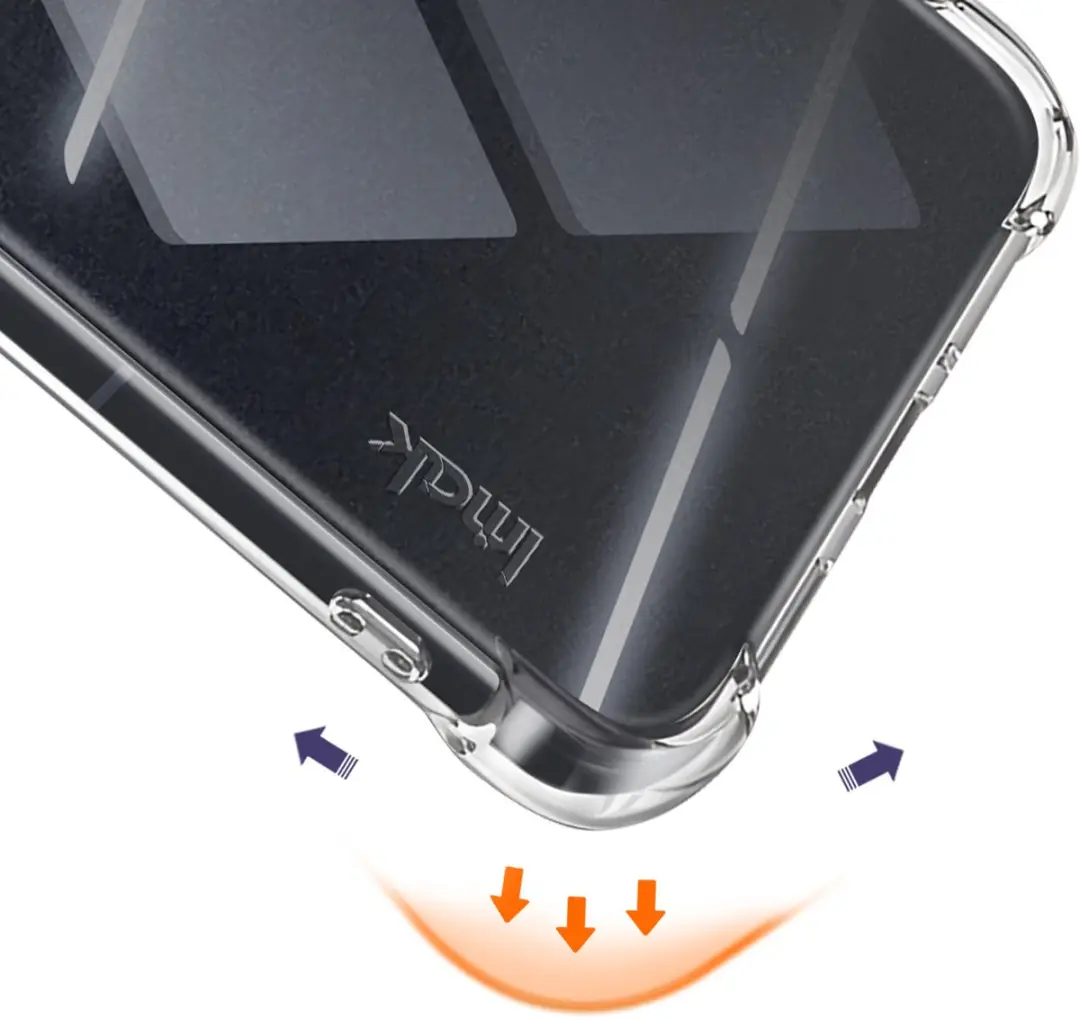 Imak Hoesje Motorola Signature iMak Back-iMak-cl-msign - Transparant