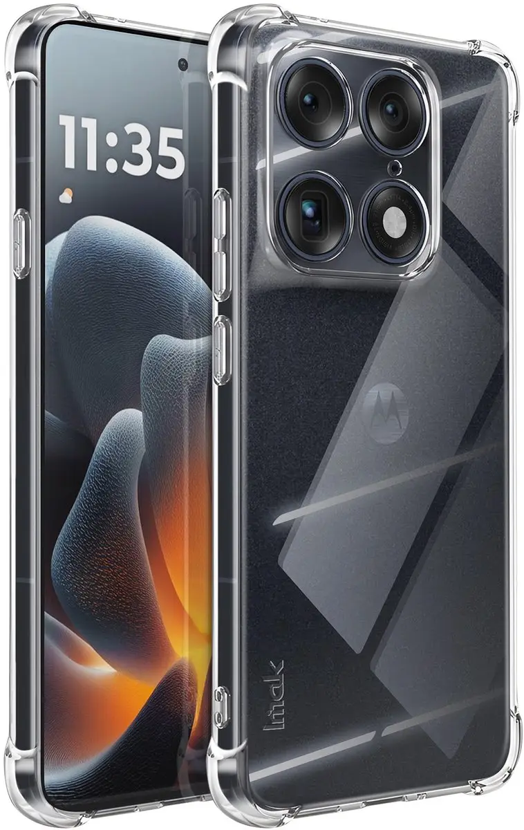 Imak Hoesje Motorola Signature iMak Back-iMak-cl-msign - Transparant