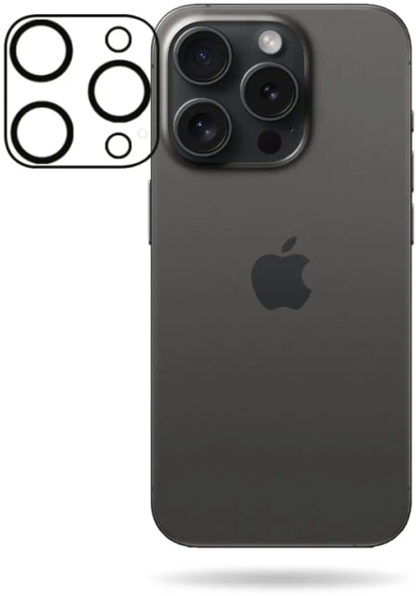 Mobilize iPhone 15 Pro Glazen Camera Protector - Case Friendly - afbeelding 6 van 6