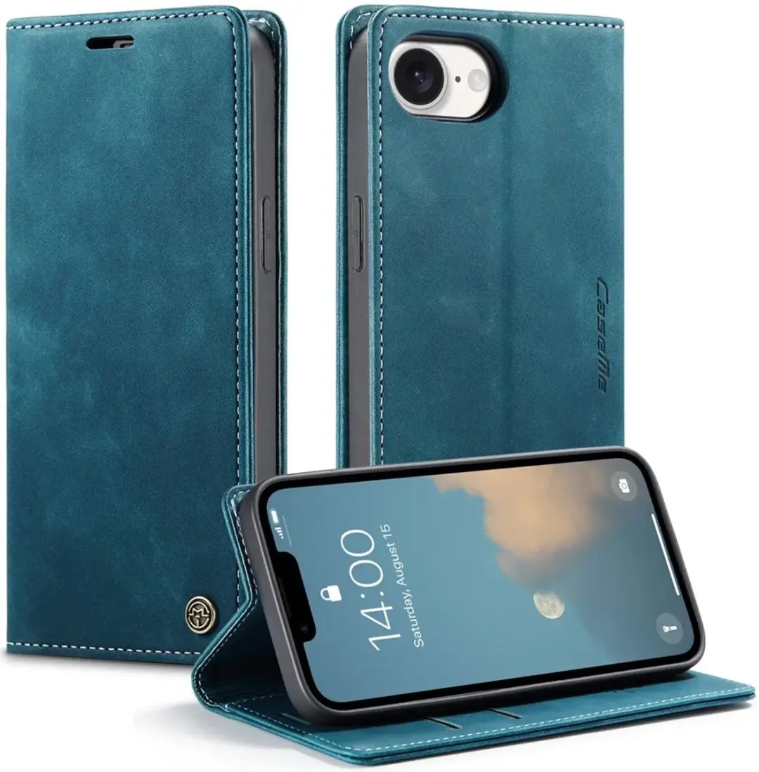Caseme Retro Texture Book Wallet Hoesje