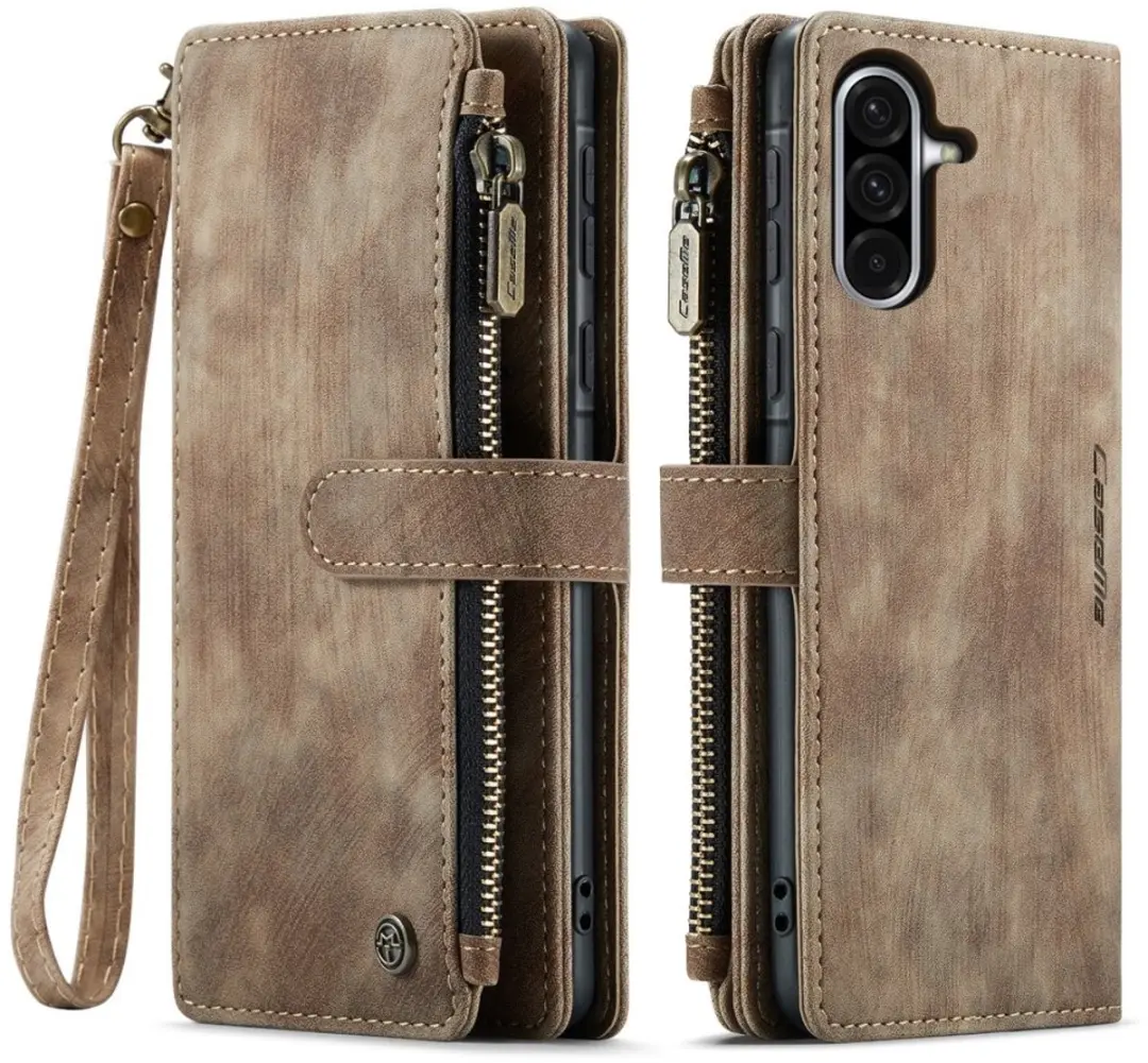Caseme C30 Book Case Hoesje Samsung Galaxy A36 - Bruin