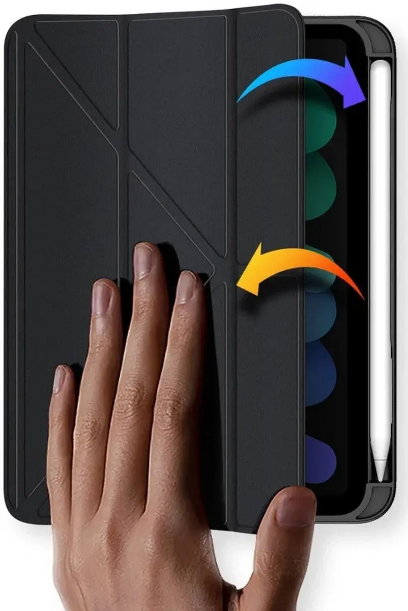 Dux Ducis Hoes iPad Mini 7 8.3" - Magneet sluiting - Zwart