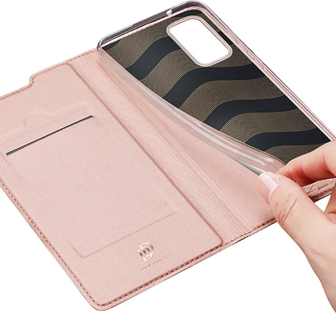 Dux Ducis Pro Series Slim Wallet Hoes - Samsung Galaxy Note20 - Goud