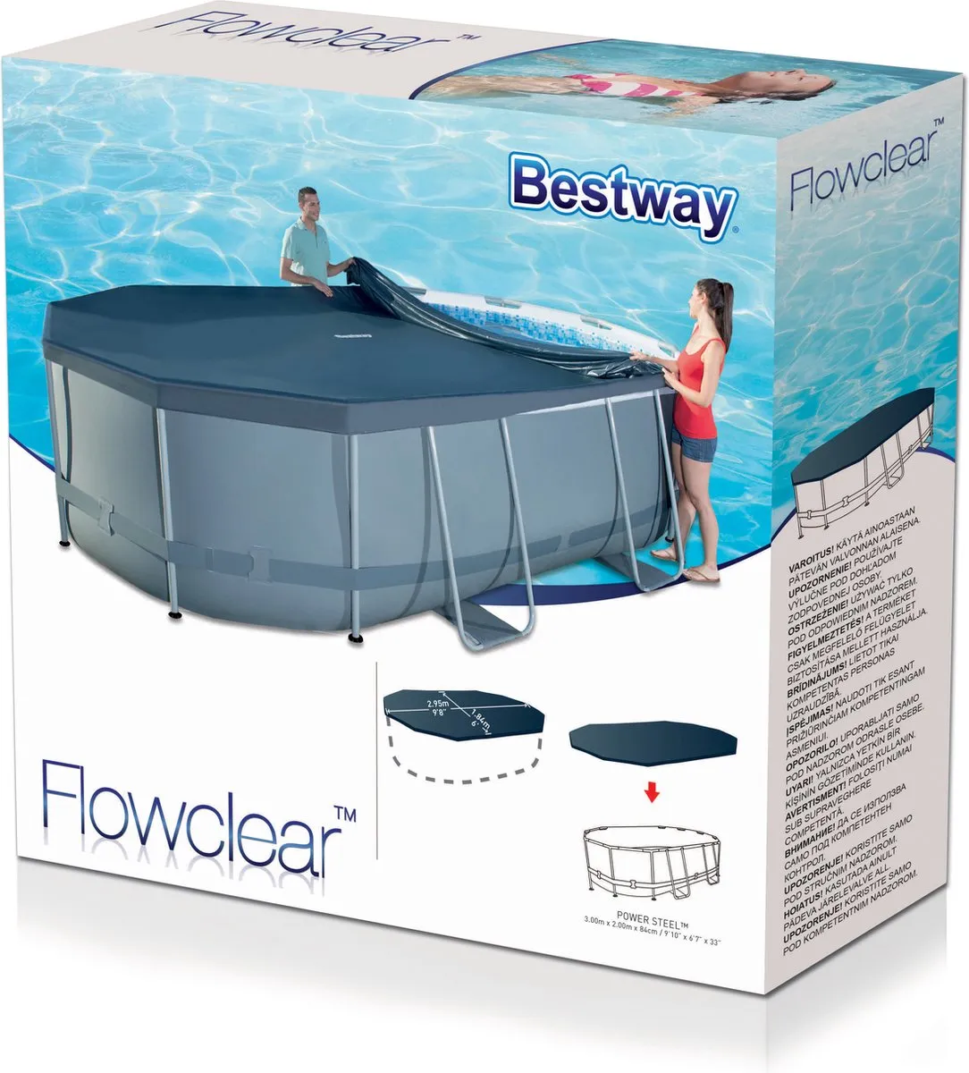 Bestway Levant Ovaal Zwembadhoes 300x200cm