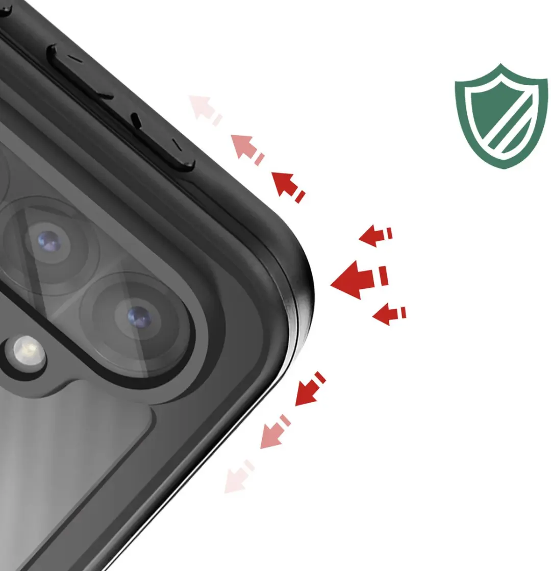 Redpepper BACK-REDP-GA56 Waterdicht Hoesje - Samsung Galaxy A56 - Zwart