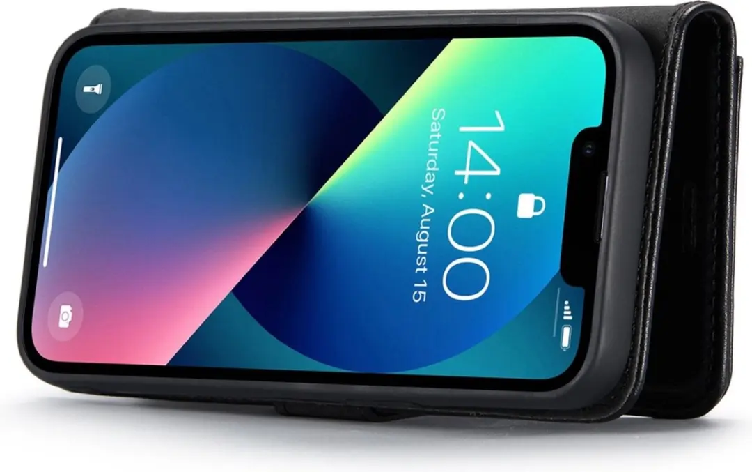 DG.MING iPhone Xs/X Hoesje 2-in-1 Book Case - Zwart