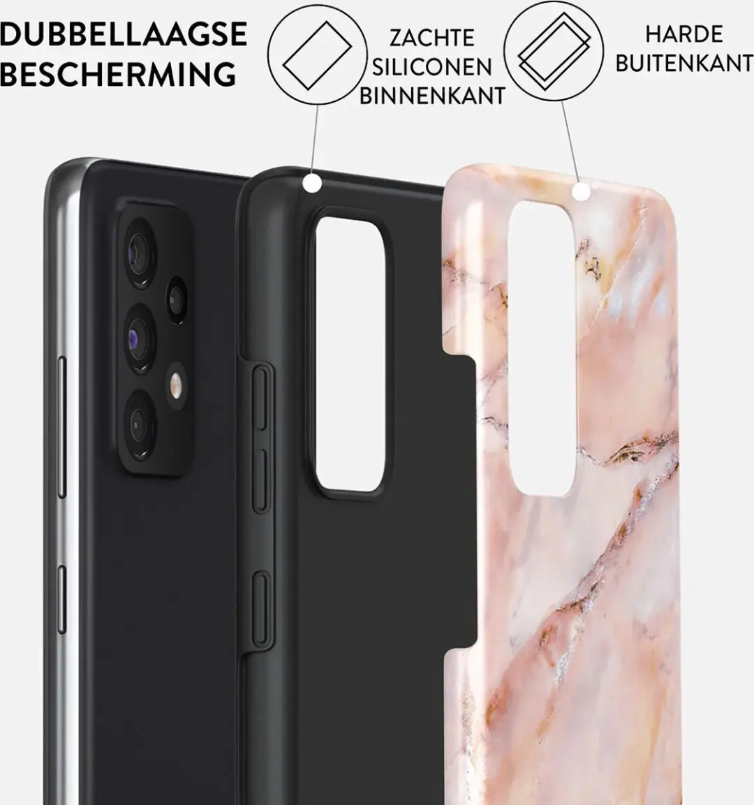 Burga Tough Case SA52_TH_SP_10 - Roze - voor Samsung Galaxy A52/A52s