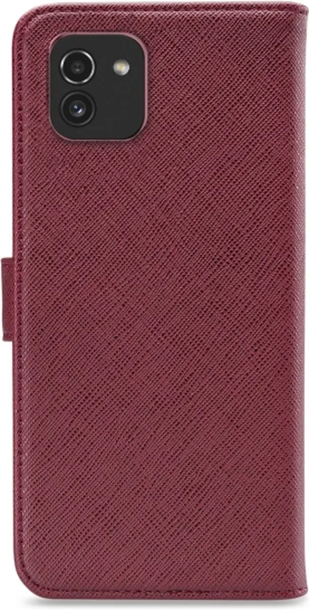 My Style MSFWLT1388 Telefoonhoesje Samsung Galaxy A03 - 3 Pasjes Bordeaux