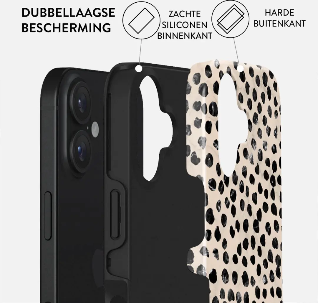 Burga Tough Case iPhone 16 - Almond Latte - afbeelding 6 van 6