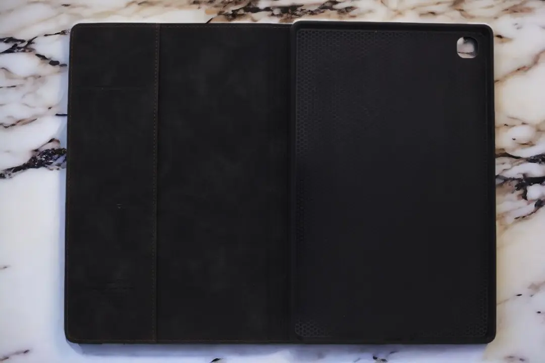 Caseme Bookcase Hoesje Samsung Galaxy Tab A7 Lite - Zwart