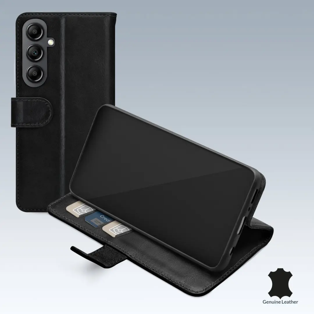 Mobilize Wallet Bookcase Telefoonhoesje Samsung Galaxy A14 - Zwart