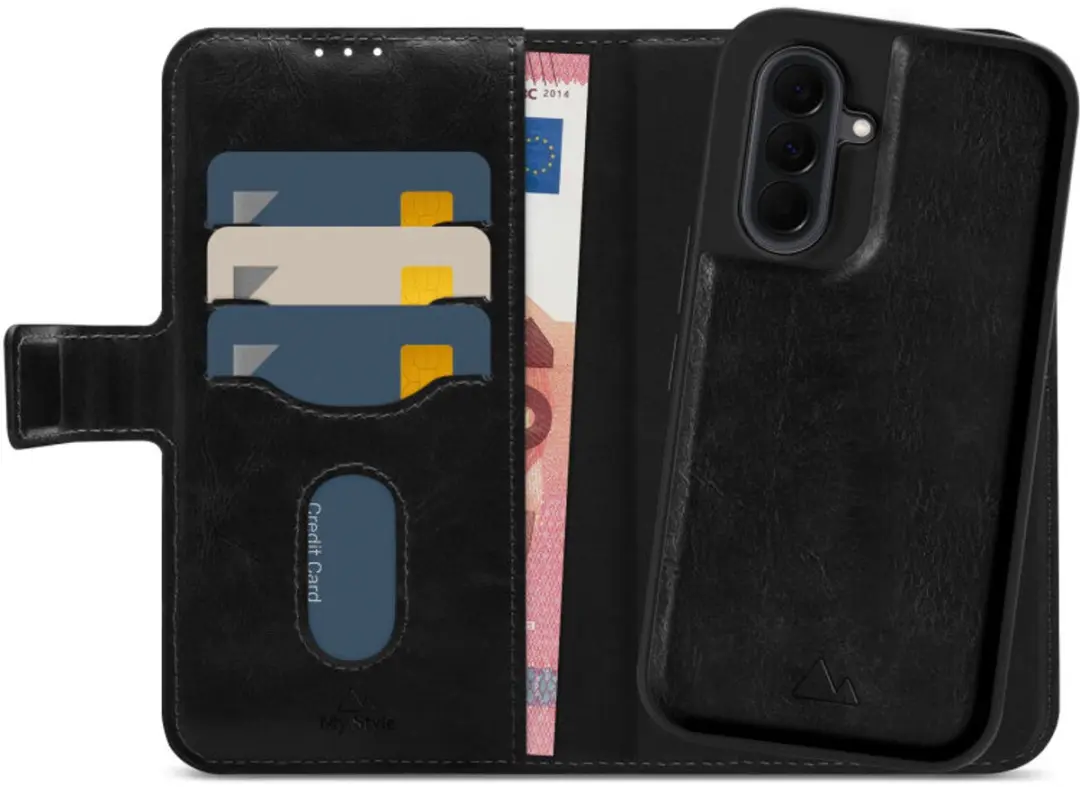 My Style 2in1 Magnet Gelly Wallet Case Samsung Galaxy A37 5G - Zwart