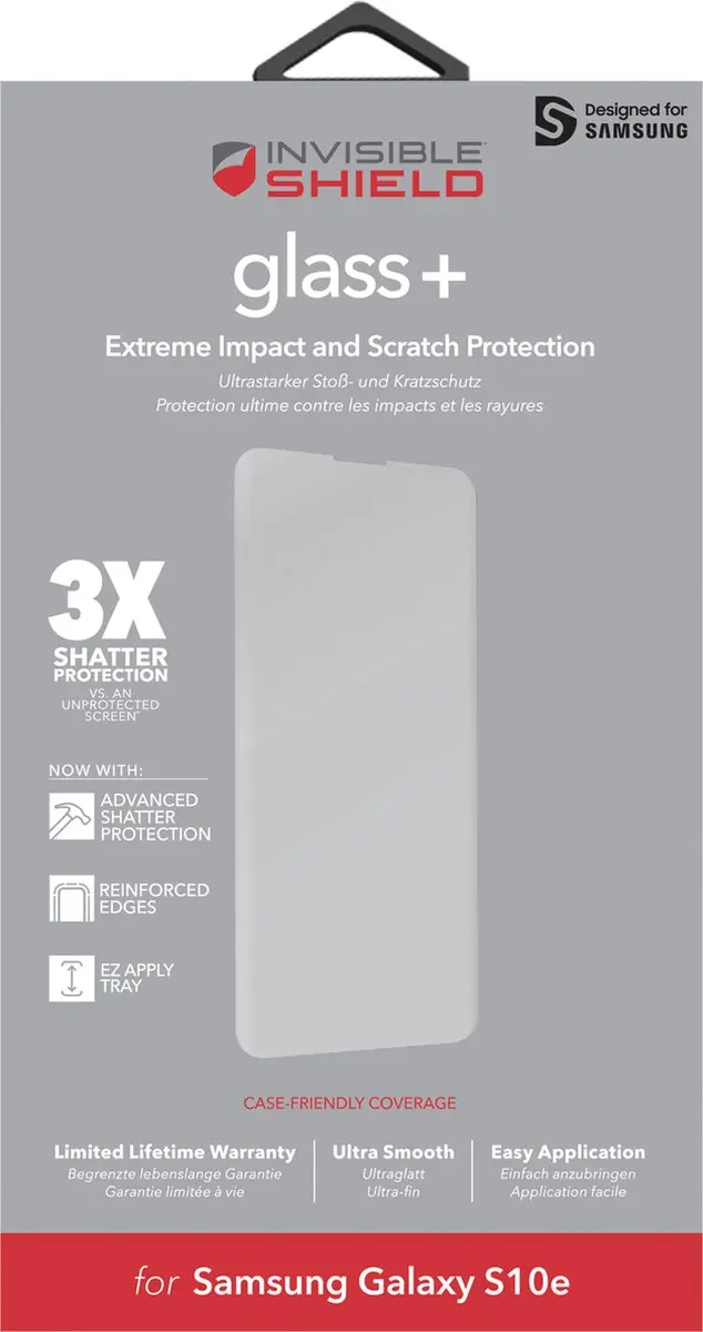 ZAGG Invisibleshield GlassFusion S10e Screenprotector