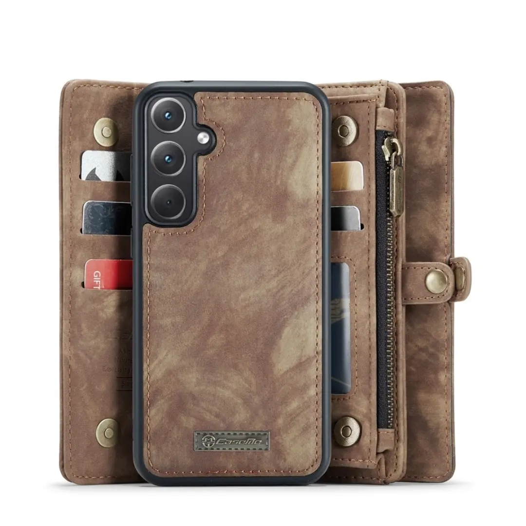 Caseme 008 Book Case & Portemonnee - Samsung Galaxy A36 - Bruin