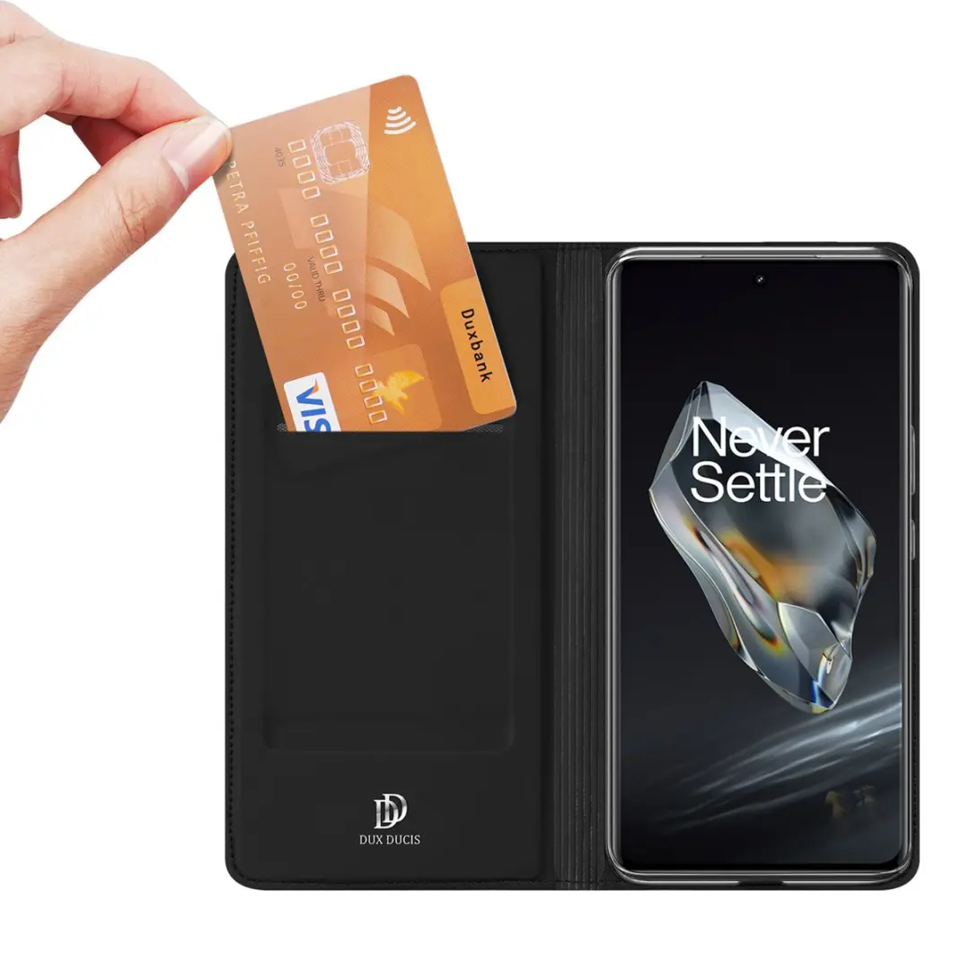 Dux Ducis OnePlus 12 Hoesje Pro Book Case SH00070903 - Zwart