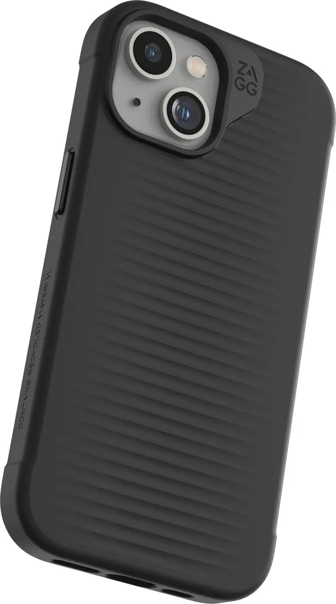 ZAGG Luxe Snap Hoesje iPhone 15 - Zwart - 54678 - afbeelding 6 van 6