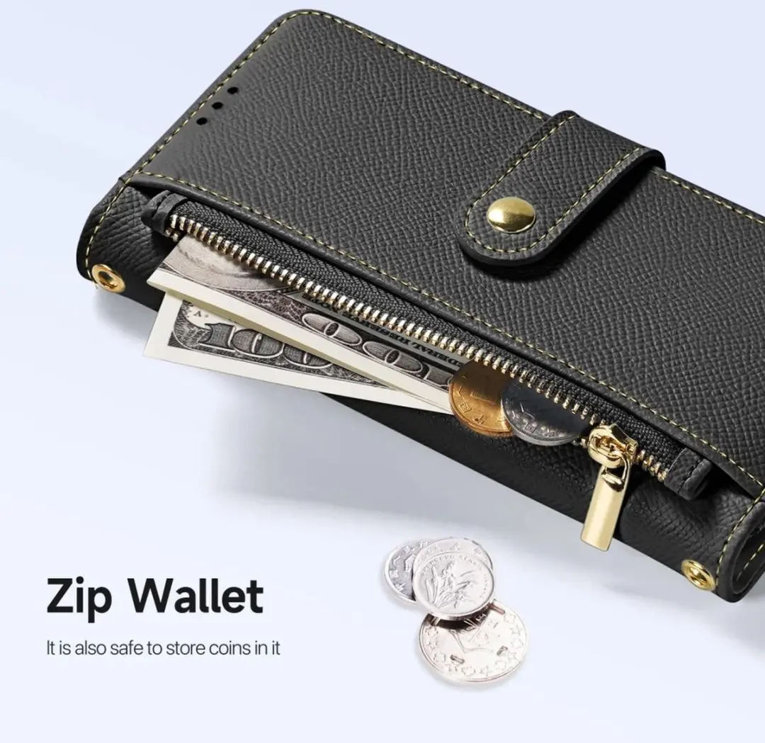 Dux Ducis Lawa Series Hoesje Samsung Galaxy S25 - 7 Pasjes - Zwart