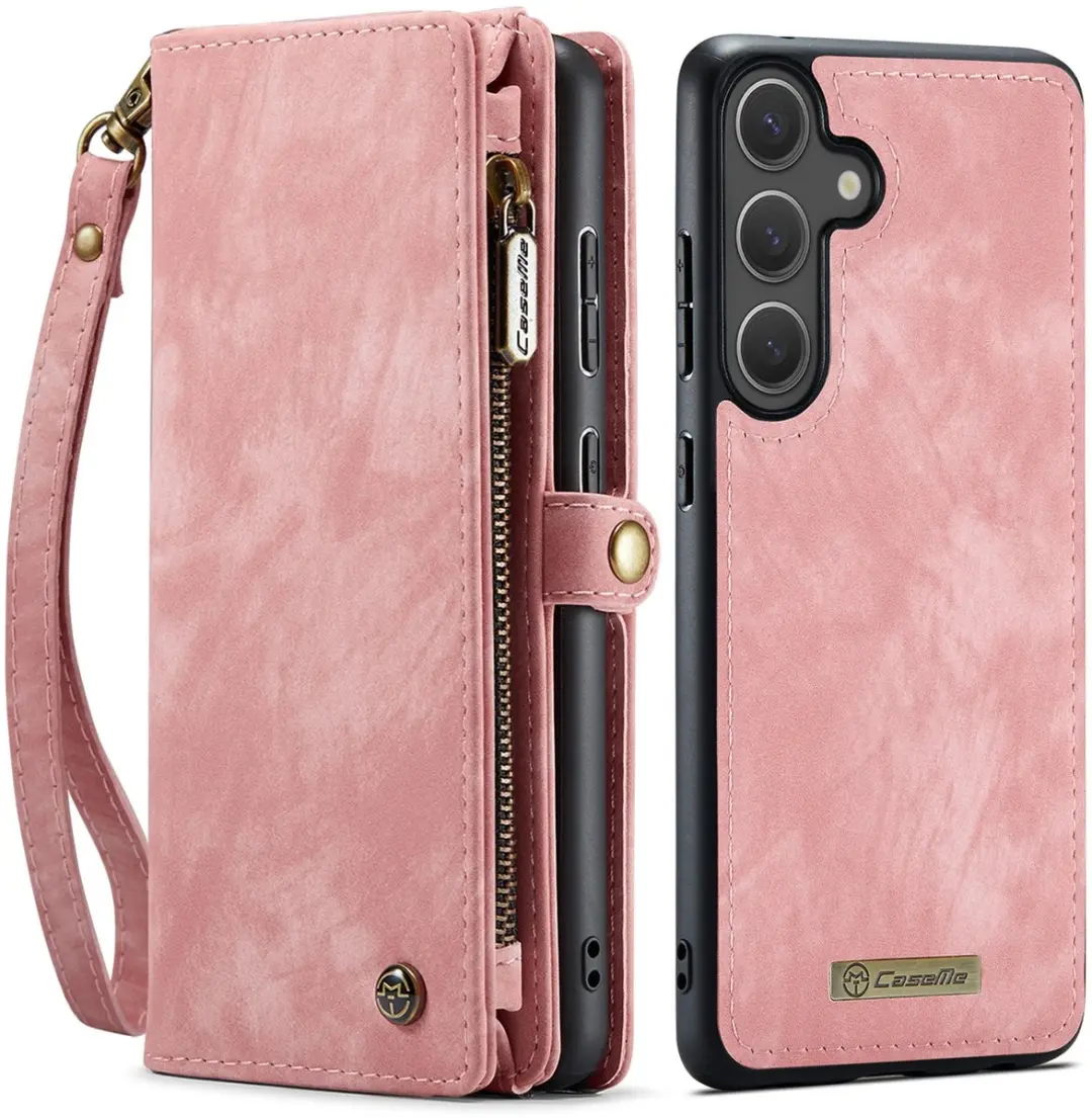 Caseme 008 Hoesje Samsung Galaxy S26 - Roze - 8 Pasjes