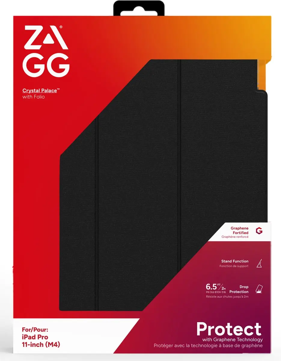 ZAGG Crystal Palace Folio 702314335 iPad Pro 11 Hoes - Zwart