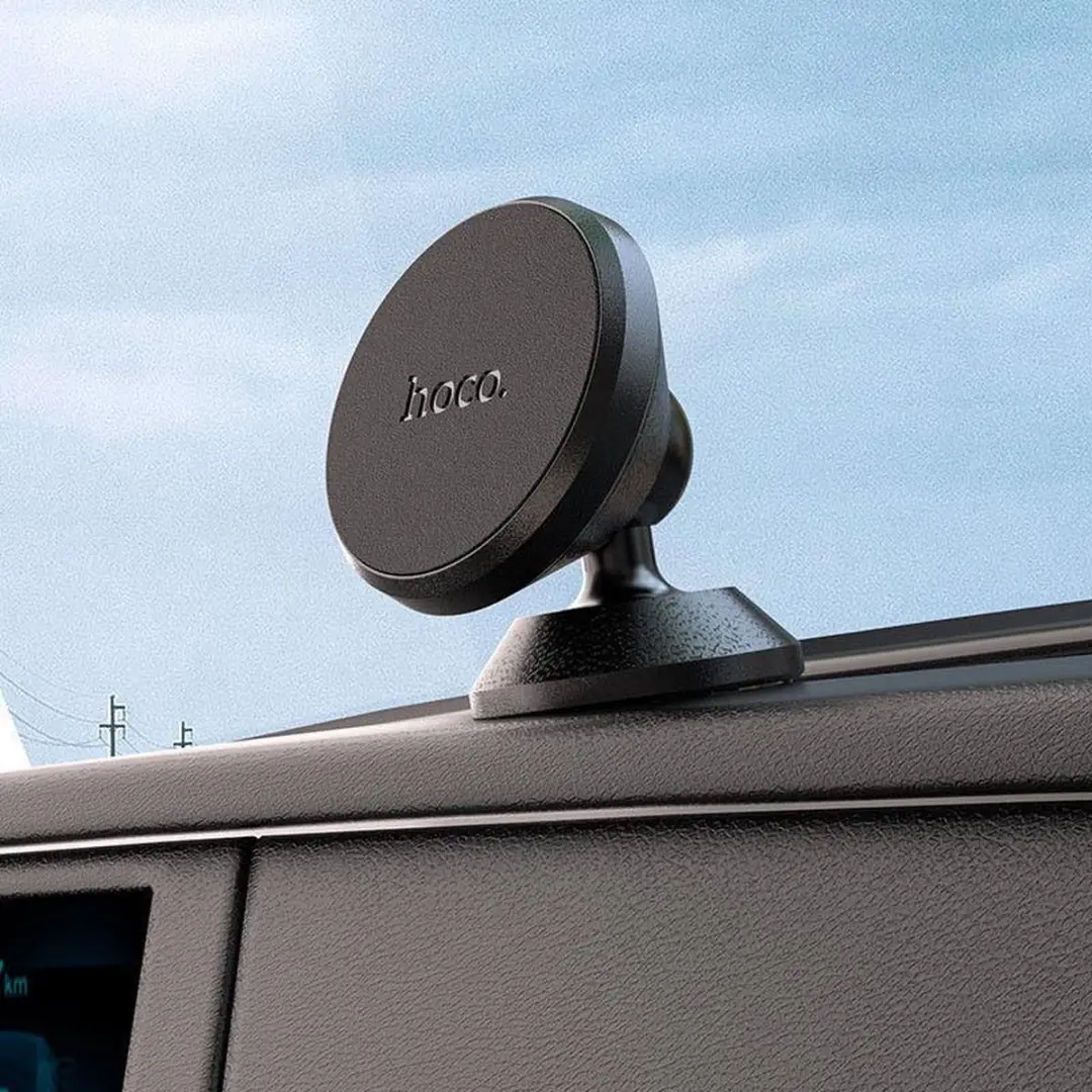Hoco Magnetische Dashboard Telefoonhouder 4.5-7 inch - Zwart