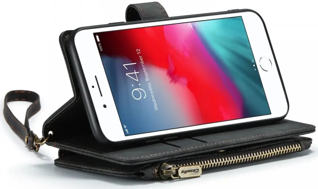 CaseMe C30 Hoesje iPhone SE 2020/2022 - Zwart