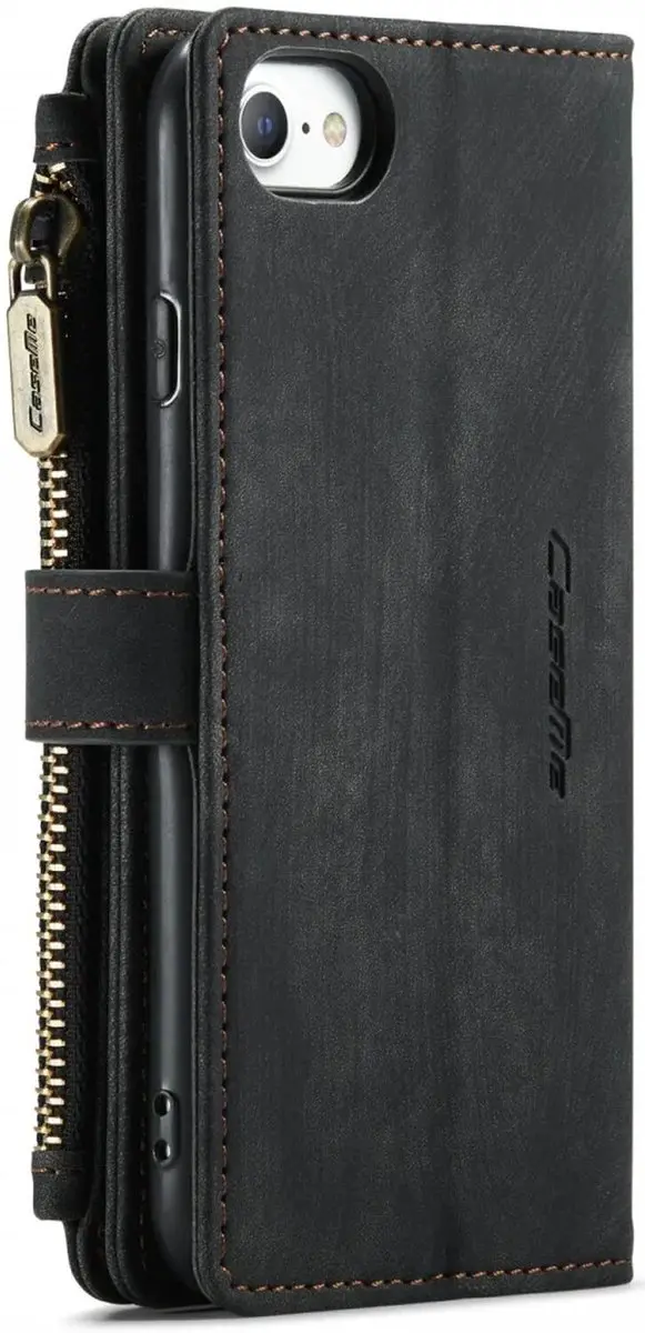 CaseMe C30 Hoesje iPhone SE 2020/2022 - Zwart