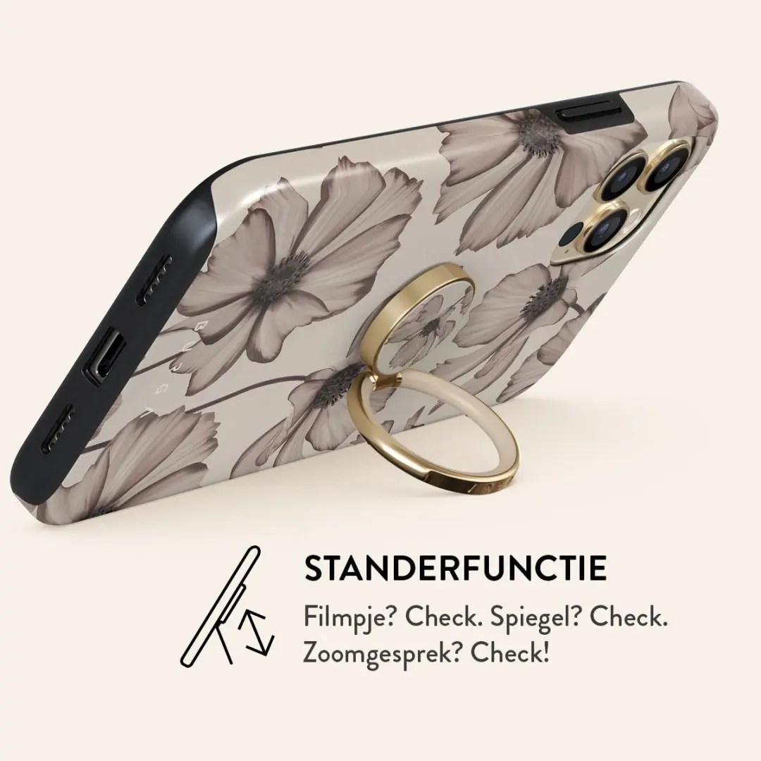 Burga Ringholder Gold Barely Yours - Telefoonbutton