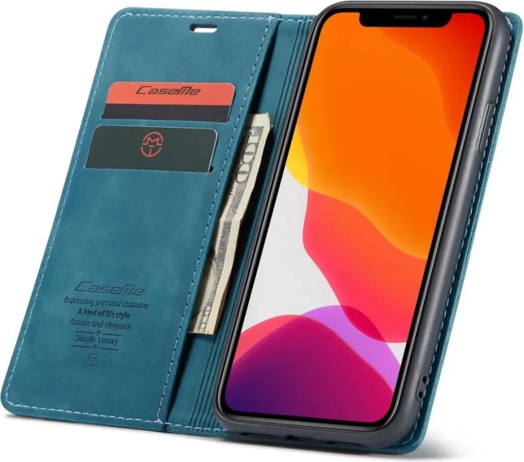Caseme Book Case iPhone 11 - Groen