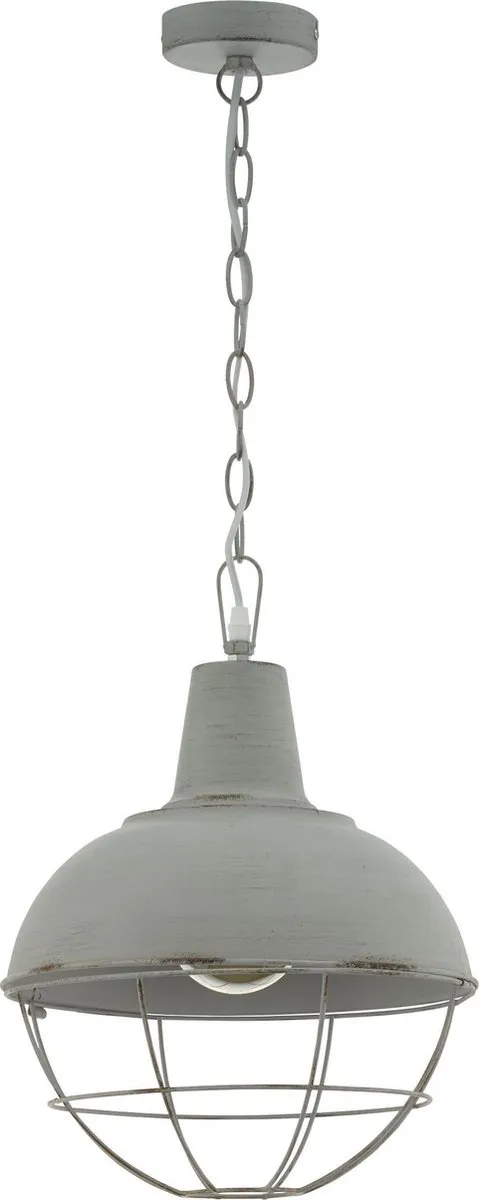 Eglo Cannington 1 Hanglamp E27 Grijs-Patina