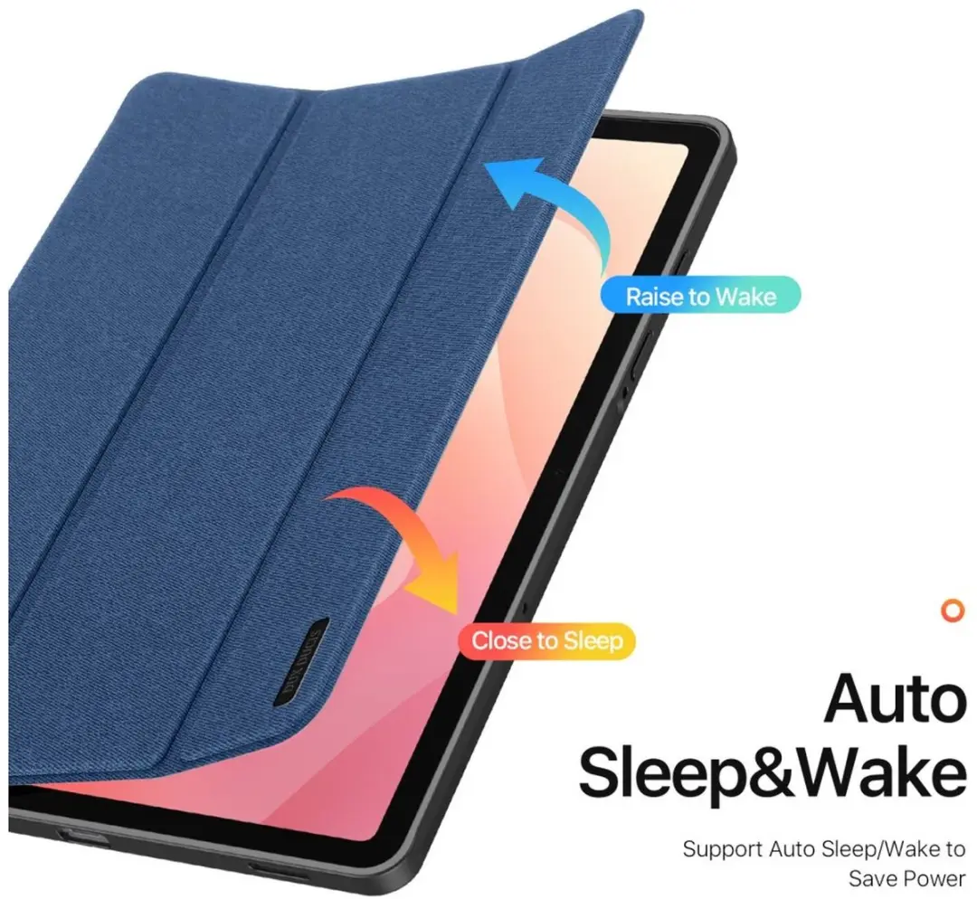 Dux Ducis Domo Tablethoes Samsung Galaxy Tab S11 - Tri-Fold - Blauw