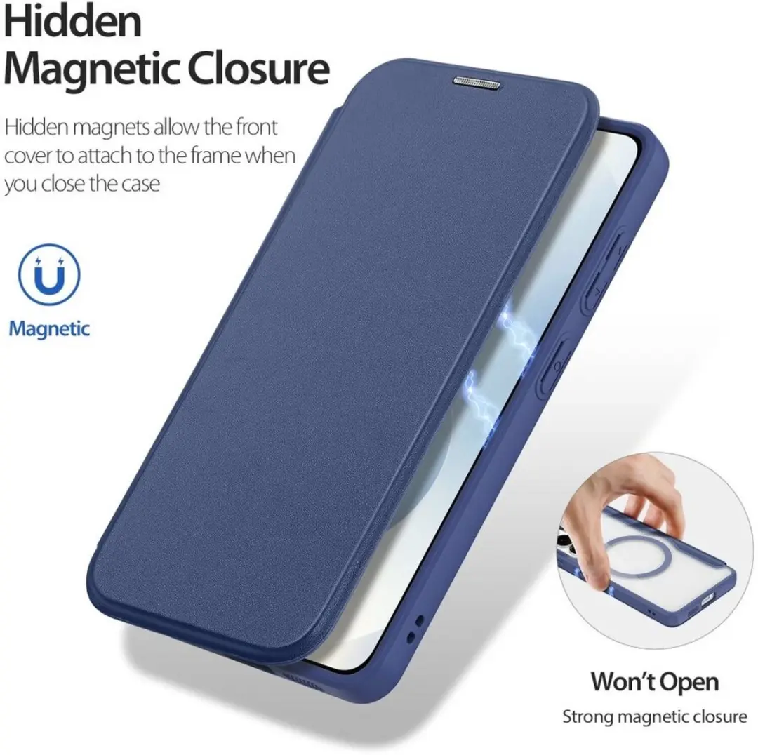 Dux Ducis Skin X Pro Hoesje Samsung Galaxy S26 Plus - Transparant Blauw