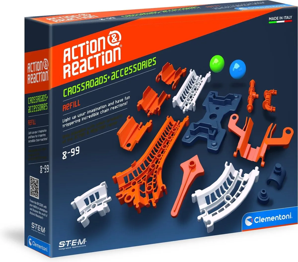 Clementoni Actie & Reactie Crossroads Constructiespeelgoed 52-delig