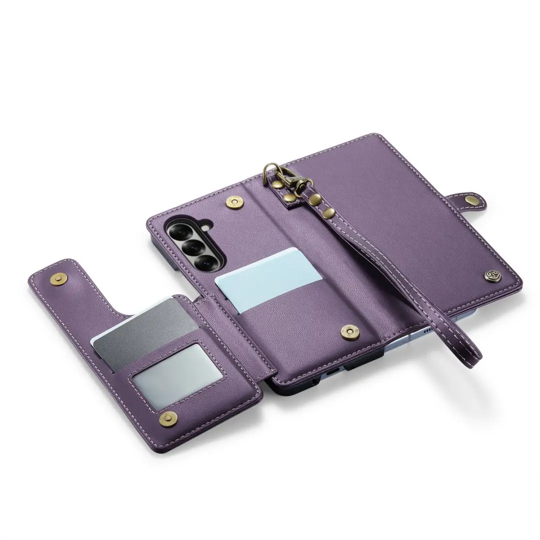 Caseme Luxe Wallet Case Galaxy Z Fold 6 - Paars