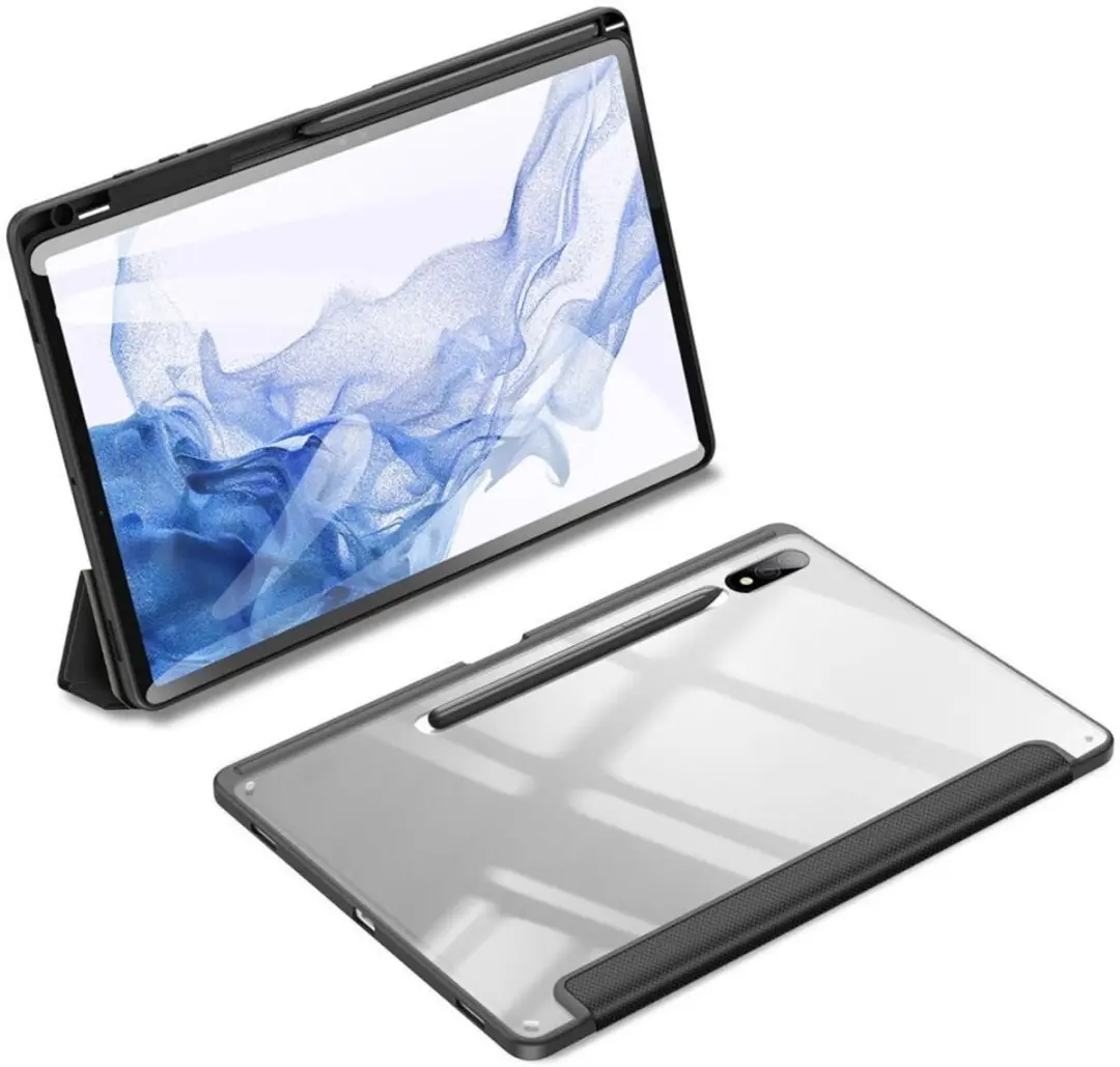 Dux Ducis Toby Series Tablethoes - Samsung Galaxy Tab S9 Plus - 12.4" - Zwart - afbeelding 6 van 6