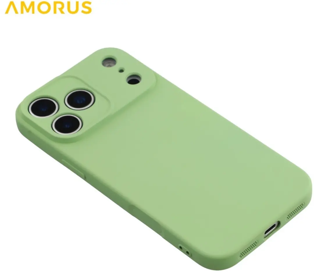 Amorus iPhone 17 Pro Hoesje - Frog Green