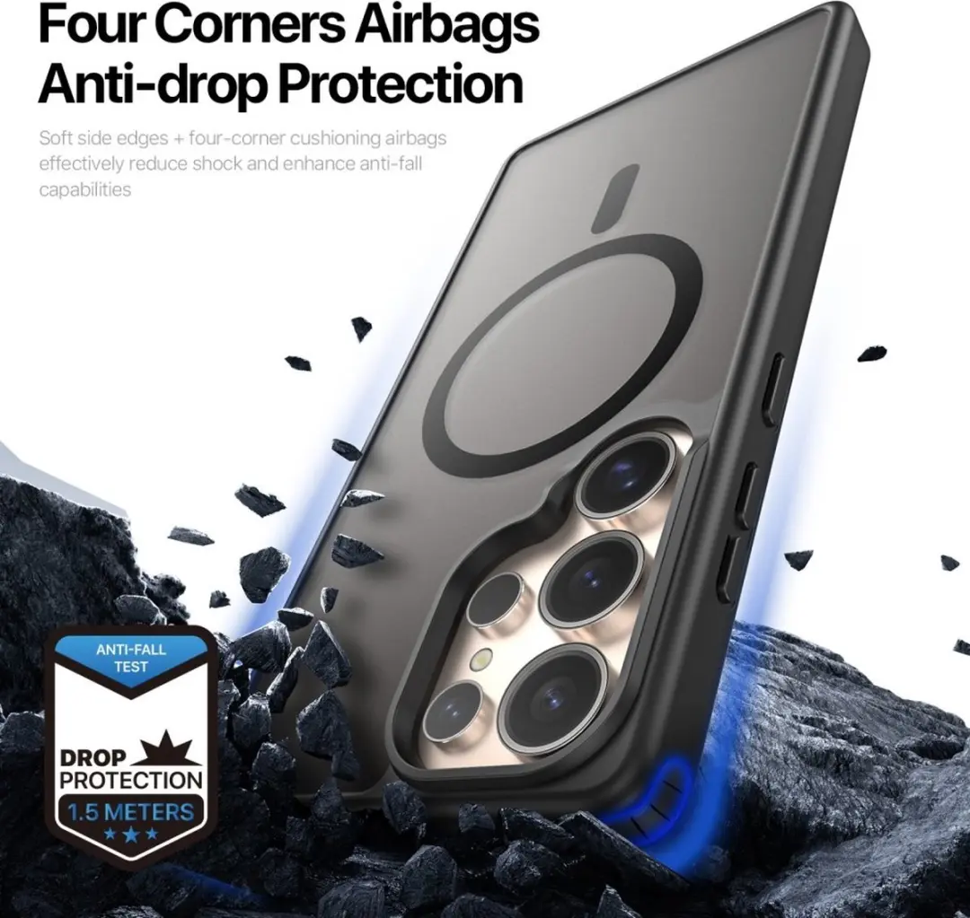 Dux Ducis Yind Hoesje Samsung Galaxy S25 Ultra - Zwart