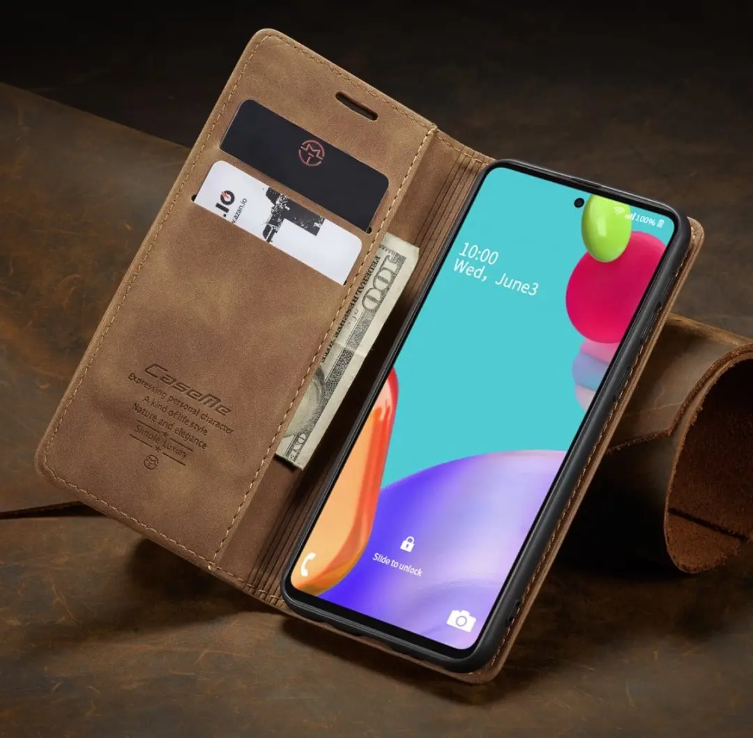 Caseme Book Case Samsung Galaxy A52/A52s - Bruin