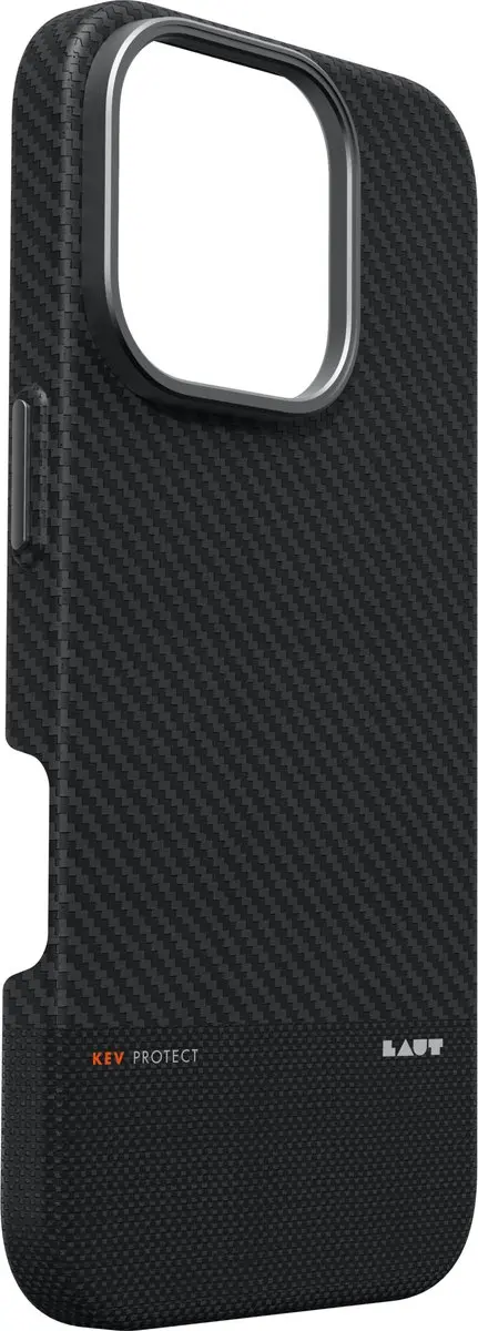 Laut KEV Protect iPhone 16 Pro Max Hoesje LIP24DKEBK - Kevlar Zwart