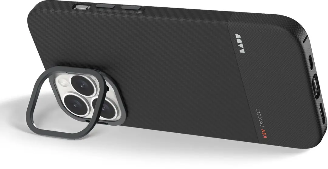 Laut KEV Protect iPhone 16 Pro Max Hoesje LIP24DKEBK - Kevlar Zwart
