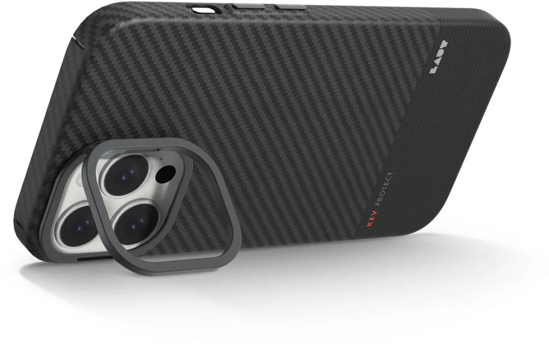 Laut KEV Protect iPhone 16 Pro Max Hoesje LIP24DKEBK - Kevlar Zwart