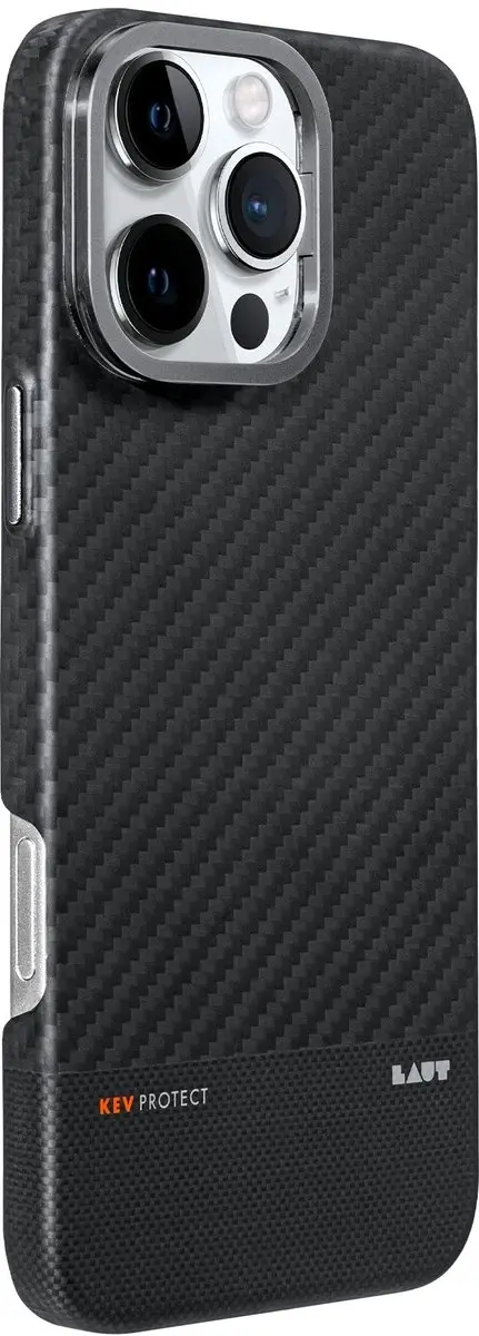 Laut KEV Protect iPhone 16 Pro Max Hoesje LIP24DKEBK - Kevlar Zwart