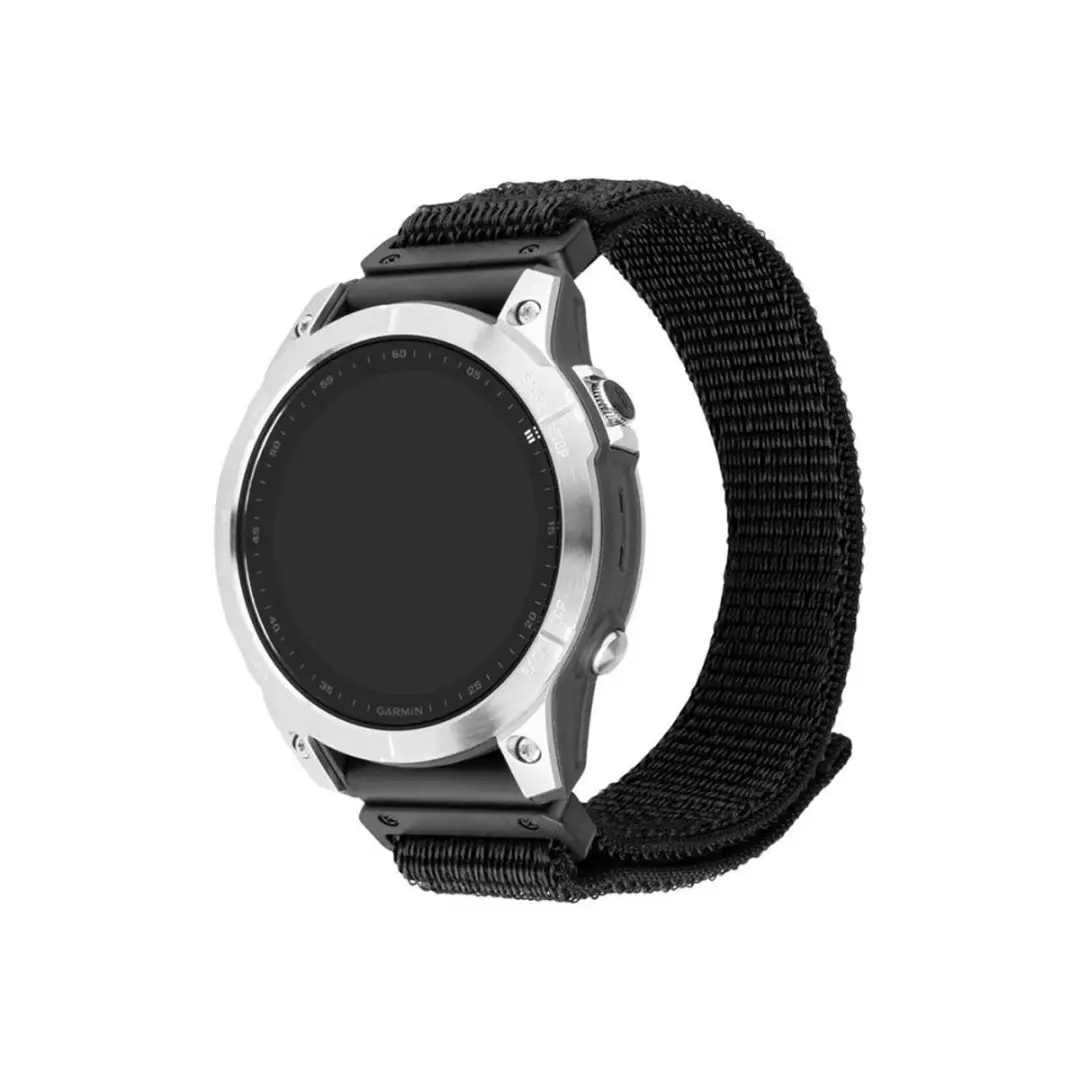 Fixed Garmin Quickfit-bandje 22mm - Zwart