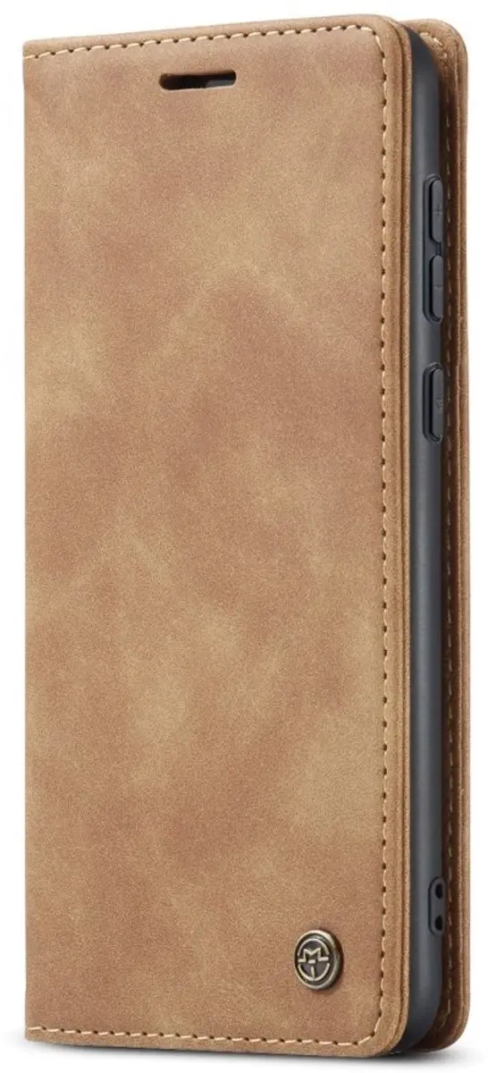 Caseme 013 Book Case Hoesje - Samsung Galaxy A36 - 2 Pasjes - Bruin
