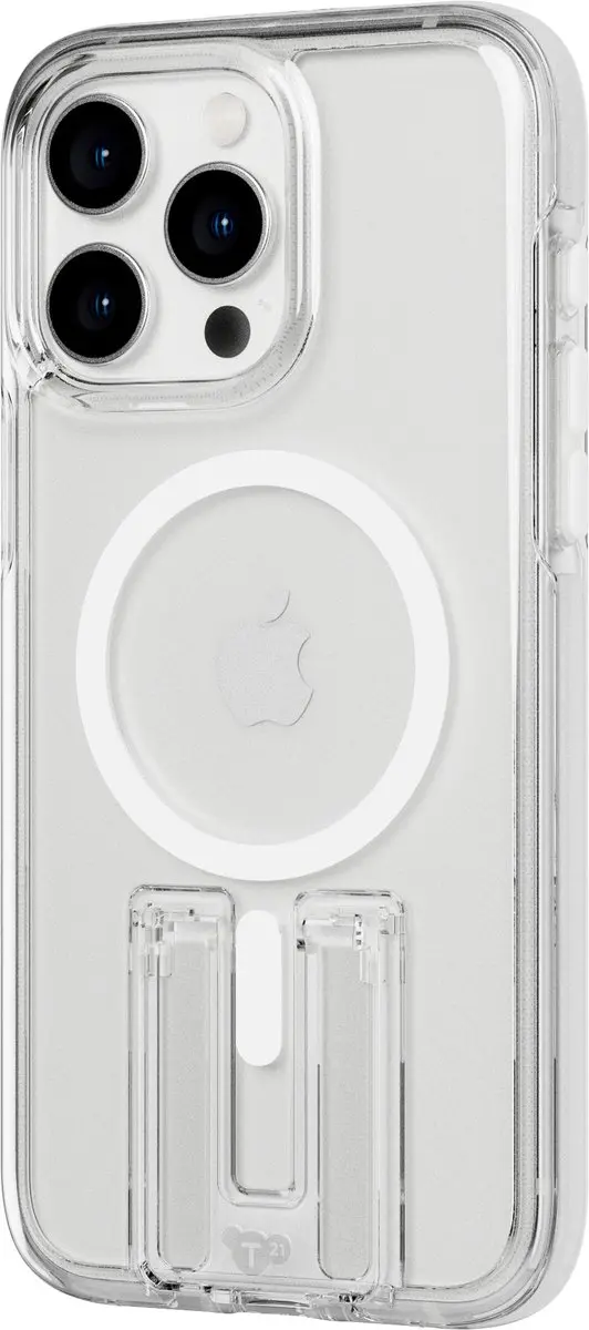 Tech21 Evo Crystal Kick iPhone 15 Pro Max Hoesje - T21-10308 - Transparant/Wit