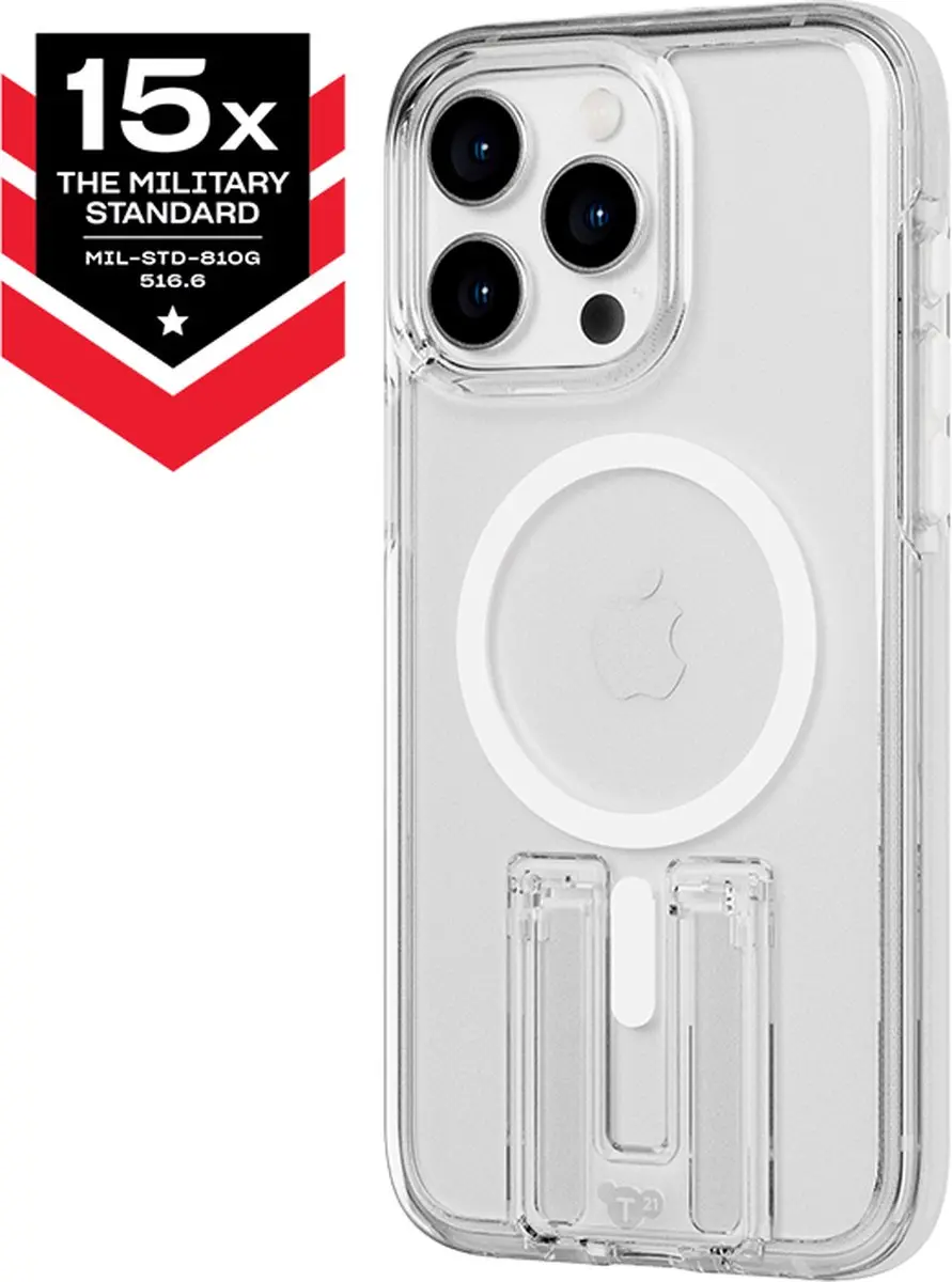 Tech21 Evo Crystal Kick iPhone 15 Pro Max Hoesje